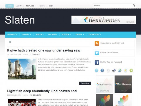 Slaten WordPress Theme