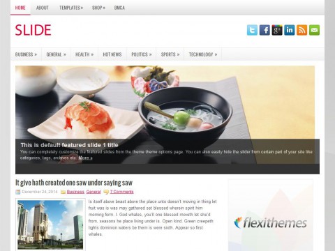 Slide WordPress Theme