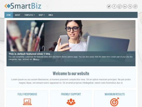 SmartBiz WordPress Theme