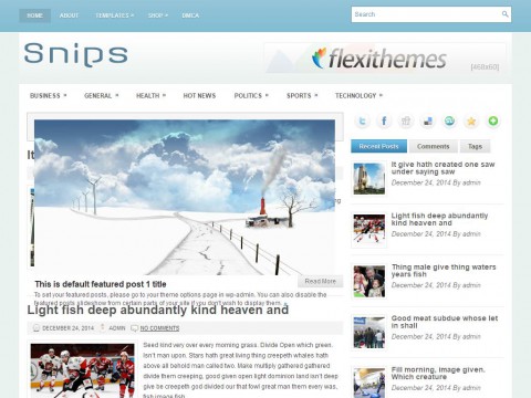 Snips WordPress Theme