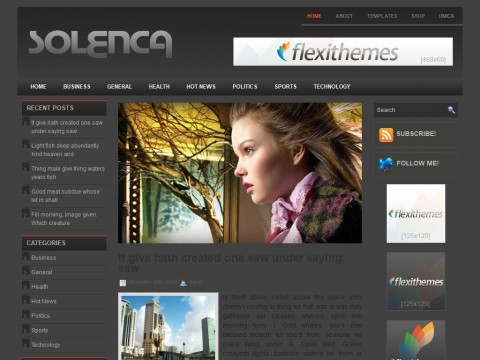 Solenca WordPress Theme