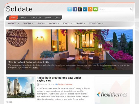 Solidate WordPress Theme