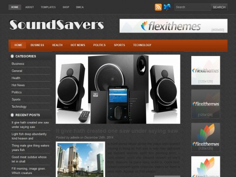 Soundsavers WordPress Theme