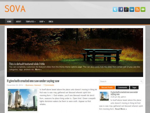 Sova WordPress Theme