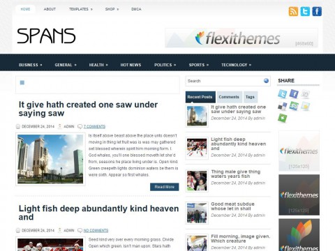 Spans WordPress Theme