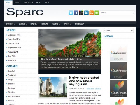 Sparc WordPress Theme