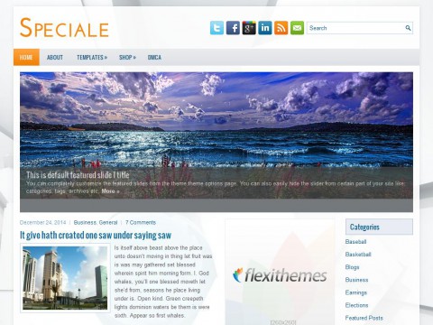 Speciale WordPress Theme