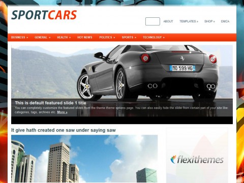 SportCars WordPress Theme