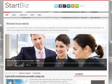 StartBiz WordPress Theme