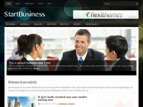 StartBusiness WordPress Theme