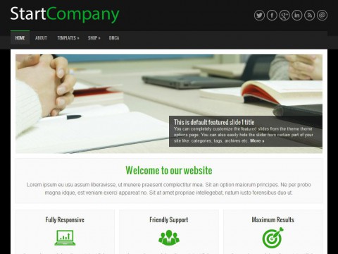 StartCompany WordPress Theme