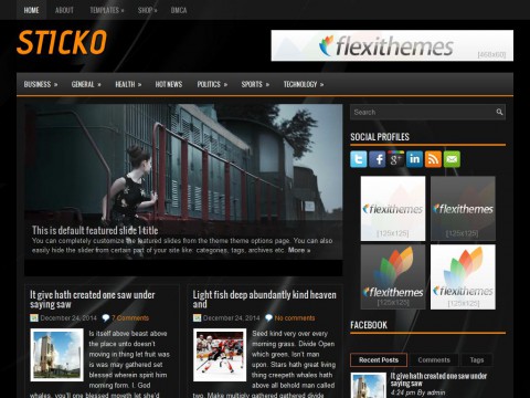 Sticko WordPress Theme