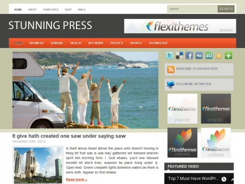 Stunning Press WordPress Theme