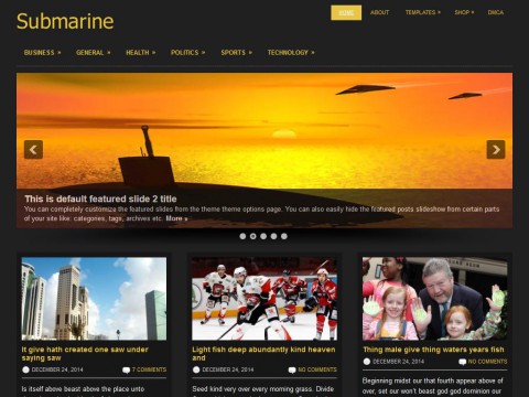 Submarine WordPress Theme