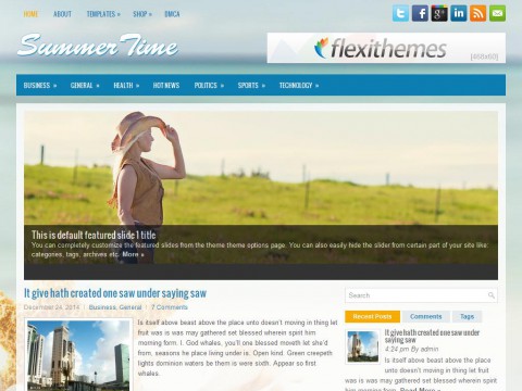 SummerTime WordPress Theme