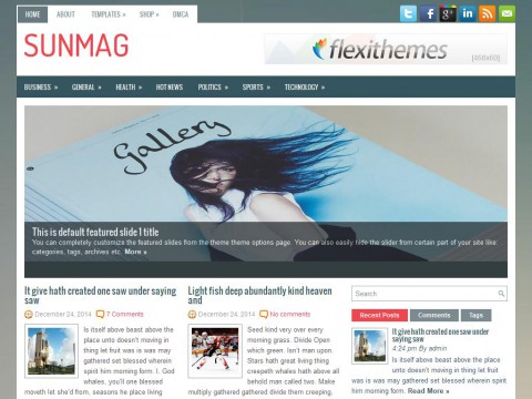 SunMag WordPress Theme