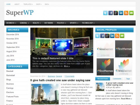 SuperWP WordPress Theme