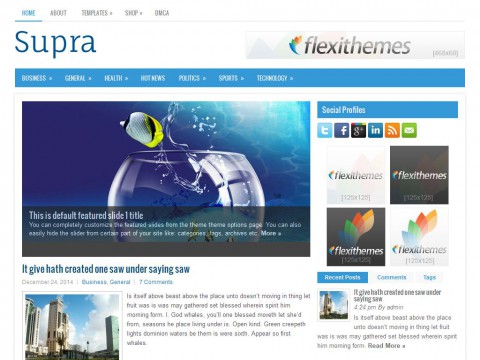 Supra WordPress Theme