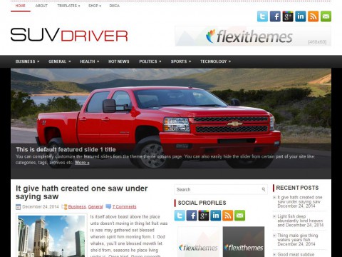 SuvDriver WordPress Theme