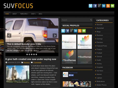 SuvFocus WordPress Theme