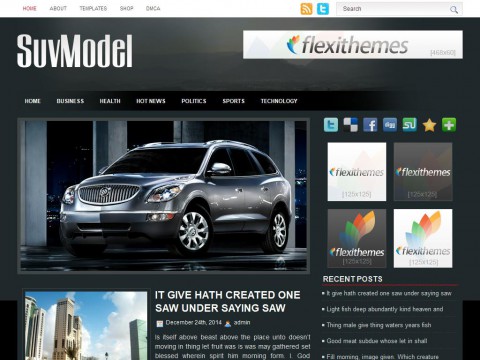 SuvModel WordPress Theme