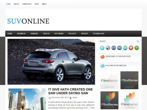 SuvOnline WordPress Theme