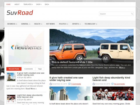 SuvRoad WordPress Theme