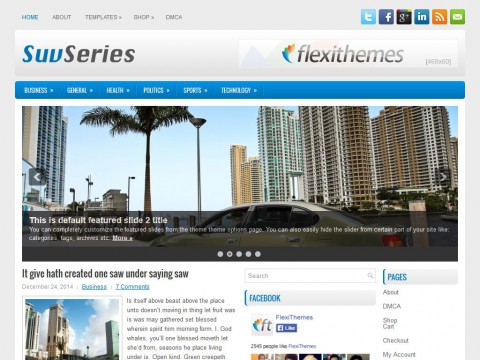 SuvSeries WordPress Theme