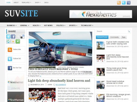 SuvSite WordPress Theme