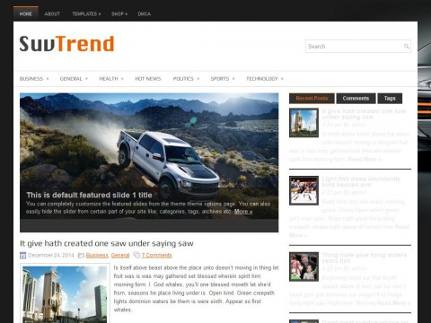 SuvTrend WordPress Theme