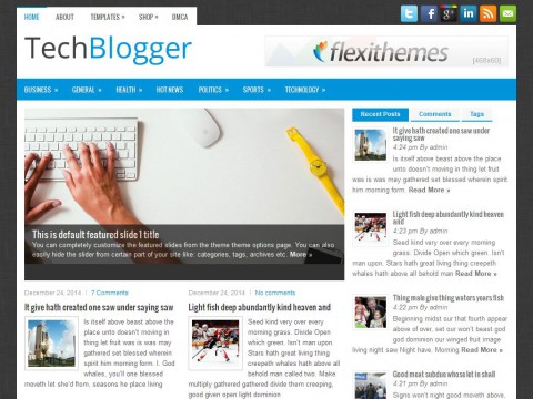 TechBlogger WordPress Theme