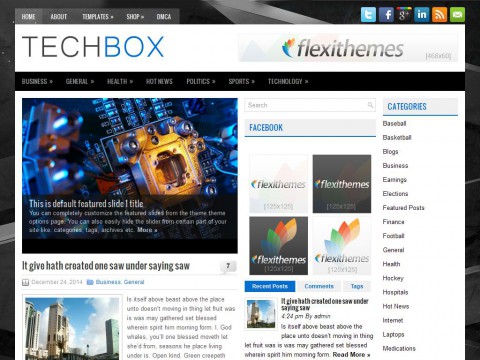 TechBox WordPress Theme