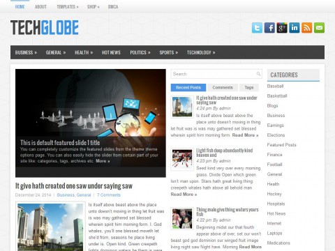 TechGlobe WordPress Theme