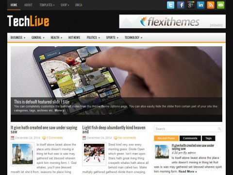 TechLive WordPress Theme