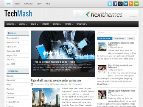 TechMash WordPress Theme