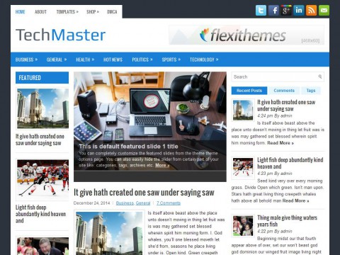 TechMaster WordPress Theme
