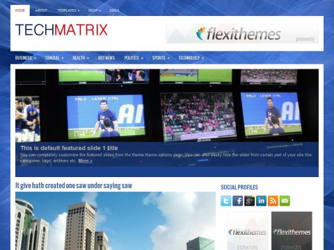 TechMatrix WordPress Theme