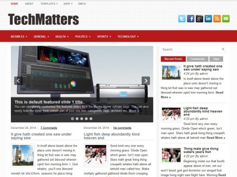 TechMatters WordPress Theme