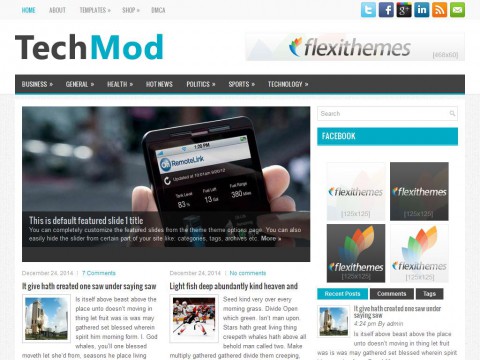 TechMod WordPress Theme