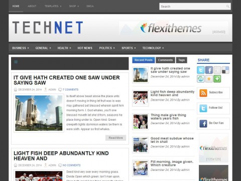 TechNet WordPress Theme