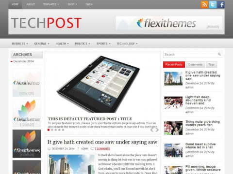 TechPost WordPress Theme