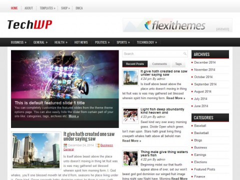 TechWP WordPress Theme