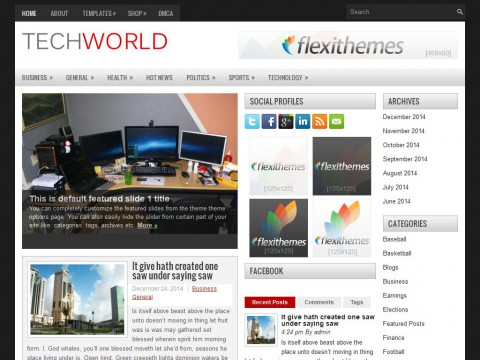 TechWorld WordPress Theme