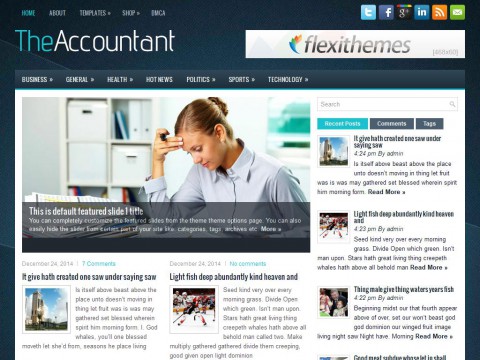 TheAccountant WordPress Theme