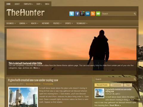 TheHunter WordPress Theme