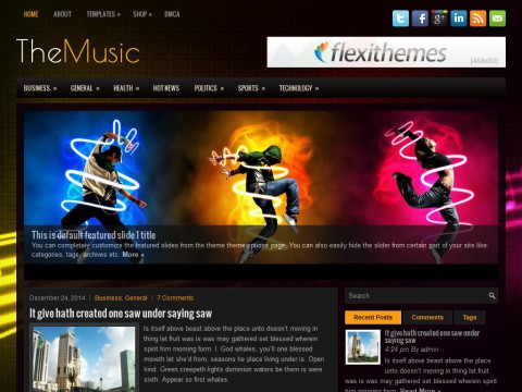TheMusic WordPress Theme