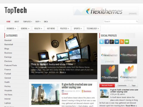 TopTech WordPress Theme