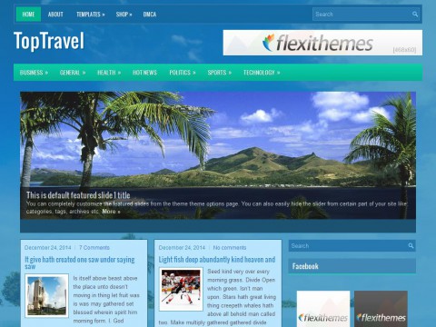 TopTravel WordPress Theme