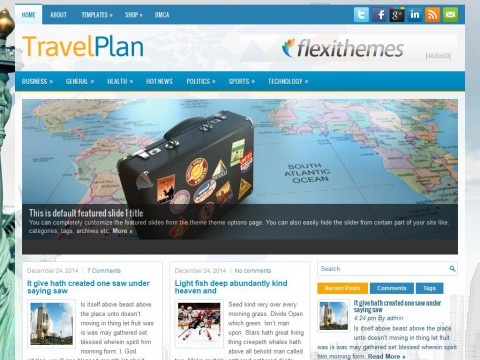 TravelPlan WordPress Theme