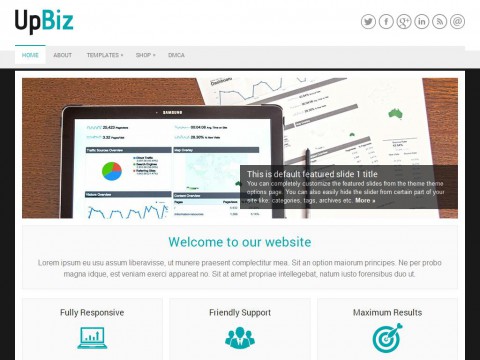 UpBiz WordPress Theme